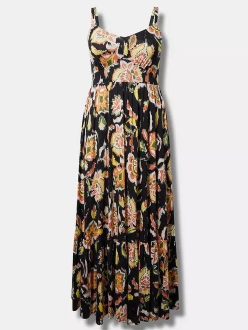 NWT Torrid Floral Soft Maxi Dress Size 00 ( Plus )